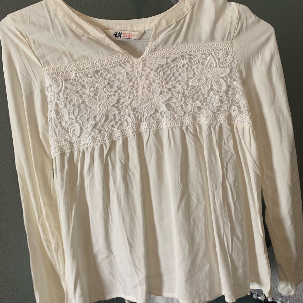 Cream Blouse